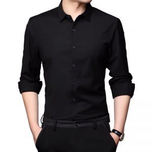 Cách mặc áo sơ mi đen