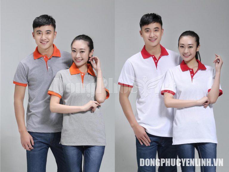 Chọn áo thun đồng phục màu trắng
