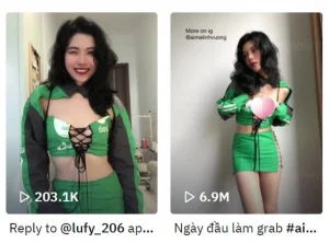 Cô gái trẻ xinh đẹp gây sốt