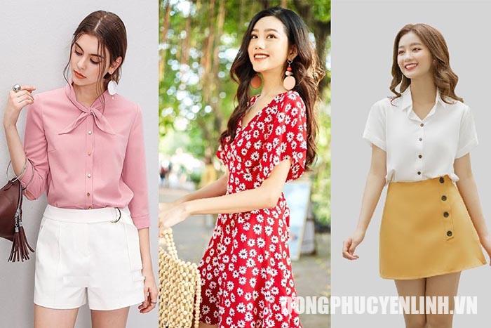 EVISVN Set váy công sở áo trắng chân váy kẻ sang trọng SB14  Shopee Việt  Nam