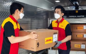 Áo thun đồng phục DHL